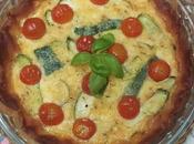Quiche tomate calabacín