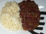 Chili carne arroz