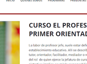 Curso profesor Jefe como primer Orientador curso" Pontificia Universidad Católica Valparaíso.