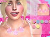 Sims Accessory: Barbie movie seashell necklace women