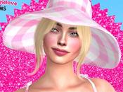Sims Accessory: Barbie movie pink gingham