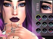 Sims colors: Magical witch eyes E07, contact lenses Halloween