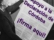 Apoya Declaración Córdoba