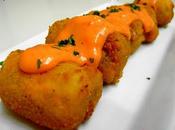 Croquetas setas bechamel piquillos