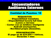 Encuestadores-Auditores Externos-Montevideo Canelones