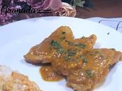 Jamón cerdo salsa mango