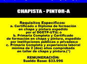 Chapista pintor-a