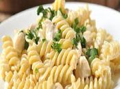 Fusilli pollo crema