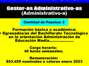 Gestor-as Administrativo-as (Administrativo-a)