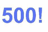 “500″. Quinientos programas, poco.