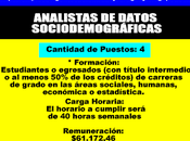 Analistas datos sociodemográficas