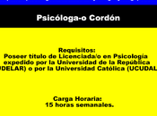 Psicóloga-o Cordón