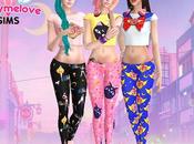 Sims Clothing: Sailor Moon leggings Updated 2023