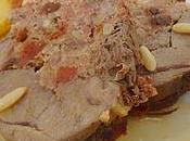 Pierna cordero rellena cava