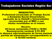 Trabajadores Sociales Región