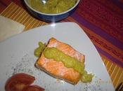 Salmón crema naranja