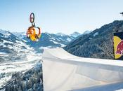 Ciclista austríaco sorprende bajar bicicleta pista esquí extrema mundo