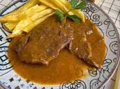 Filetes ternera salsa