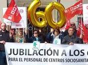 Cerca medio centenar personas reivindican Ciudad Real jubilación años sector sociosanitario