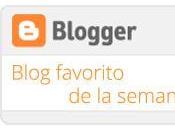 equipo Blogger elige iniciaBlog como 'Blog favorito semana'