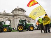 Agricultores empiezan retirarse Madrid protesta «histórica» tras movilizar 1.500 tractores