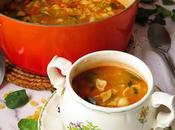Sopa verduras pasta minestrone