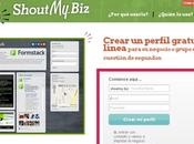 Crea página básica para negocio ShoutMyBiz