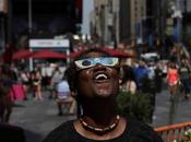 ciudad Nueva York puede buen lugar para eclipse solar