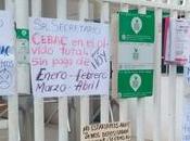 Maestros CEBAC toman Secretaría Educación Luis Potosí exigiendo pagos atrasados