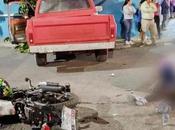 Colisión intersección Carlo Magno Hernán Cortés resulta muerte motociclista