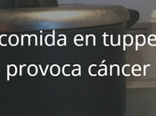 Almacenar comida tuppers yogur provoca cáncer