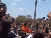 (video)Fallece mujer intentar tomarse selfie cuando pasaba locomotora Emperatriz» Hidalgo