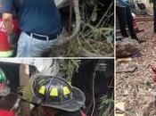 Trágico descarrilamiento grúa ferroviaria Tamasopo deja varios trabajadores fallecidos