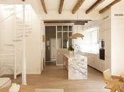 refugio centro ciudad. Cómo decorar escalera caracol.