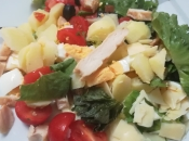 Ensalada queso curado