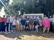 barrio talaverano Santa María inaugura mural cerámico bienvenida