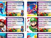 [+10] Etiquetas escolares MARIO BROS GRATIS para editar imprimir!