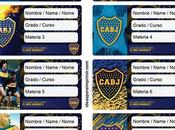 [+10] Etiquetas escolares BOCA Juniors (GRATIS) para editar imprimir!