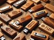 Elegancia Natural Pendrives Madera Personalizados