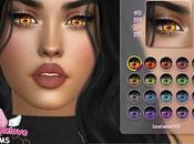 Sims colors: Ariana's lively autumn eyes E12, contact lenses