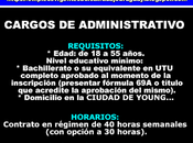 Cargos administrativo ciudad young