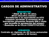 Cargos administrativo villa constitución