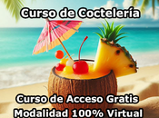 Curso Coctelería Modalidad 100% Virtual Acceso Gratis