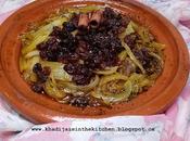 Tajine bœuf oignons raisins secs beef tagine with onions tajín ternera cebolla pasas طاجين اللحم البقري البصل الزبيب