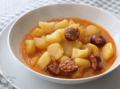 Guiso patatas chorizo