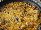 Arroz conejo setas