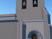 Burgos Minecraft: Iglesia Fuente Úrbel (Burgos), España