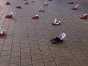 Acción contra feminicidios Berlín activistas @solinetzberlin