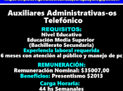 Auxiliares Administrativas-os Telefónico