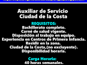 Auxiliar Servicio Ciudad Costa